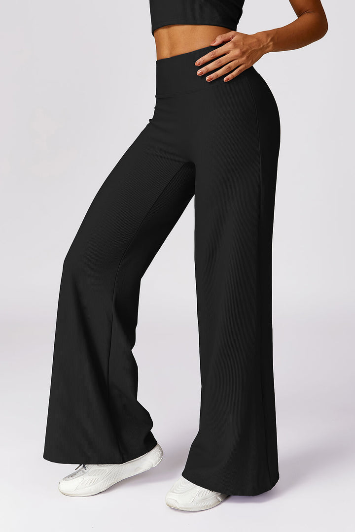 Cyrus Ribbed Wide Leg Pants