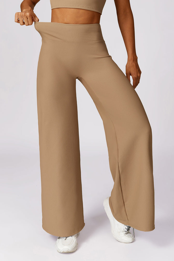 Cyrus Ribbed Wide Leg Pants