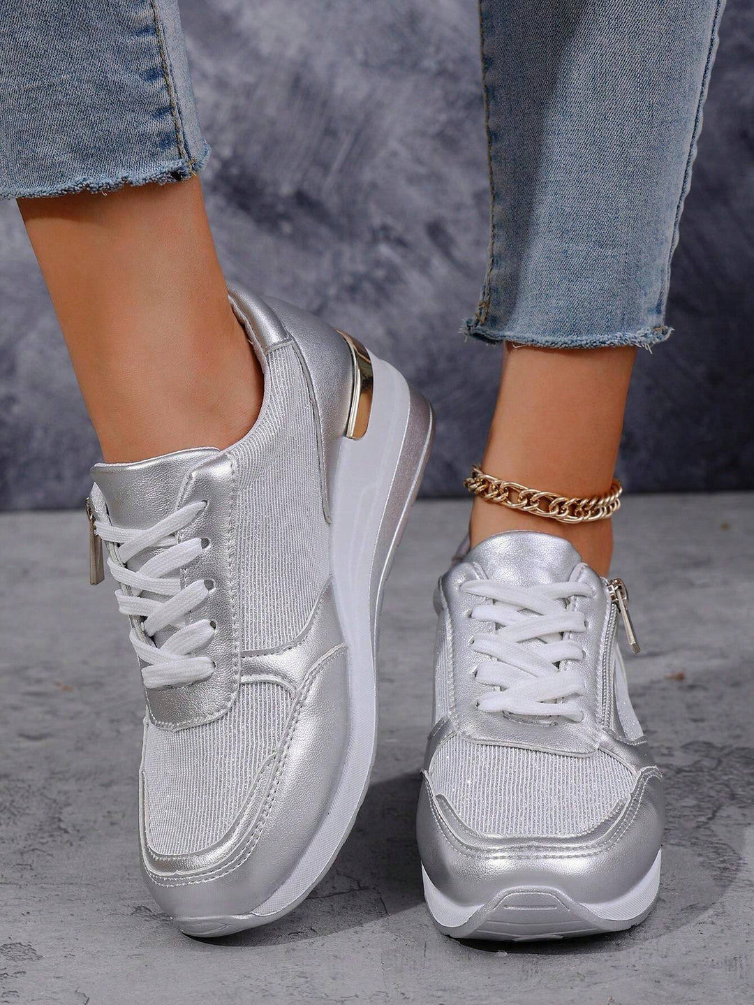 Camilla Metallic Sneakers