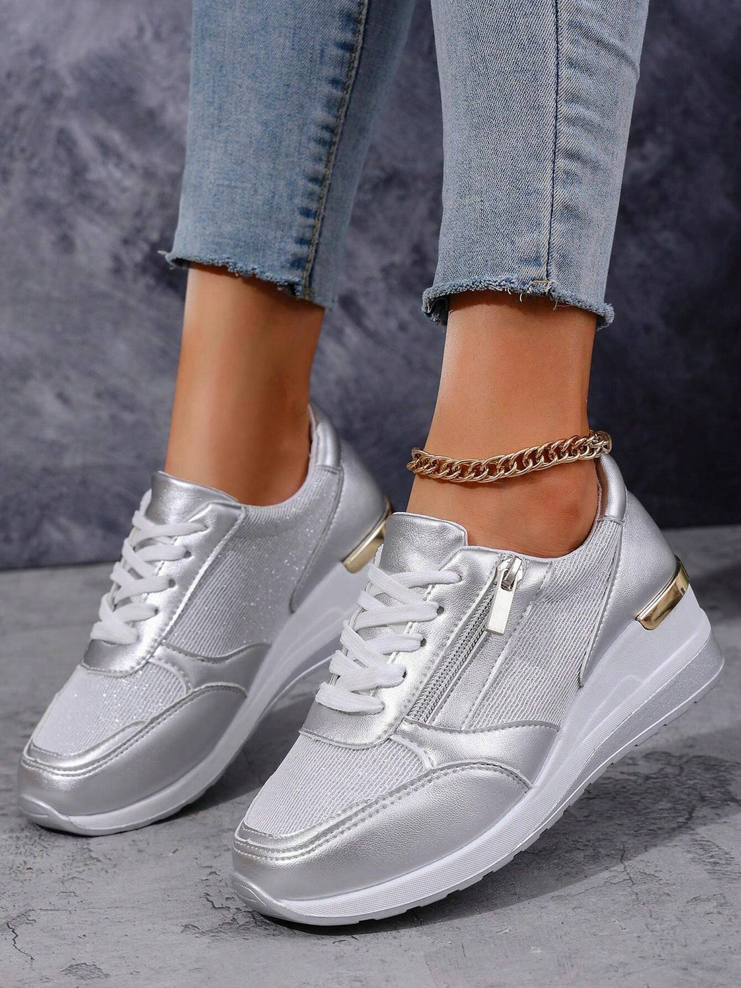 Camilla Metallic Sneakers