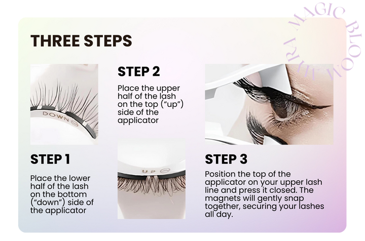 Magic Bloom Reusable Magnetic False Lashes - BUY 1 GET 1 FREE