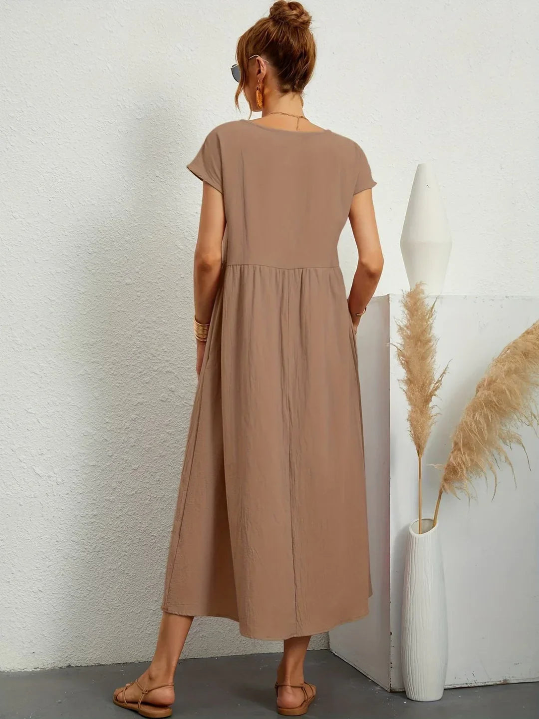 Deana Essential Cotton Maxi Dress