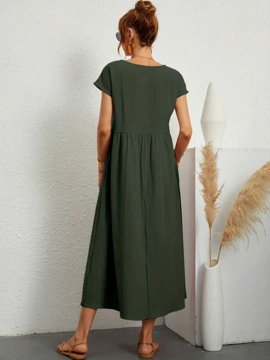 Deana Essential Cotton Maxi Dress