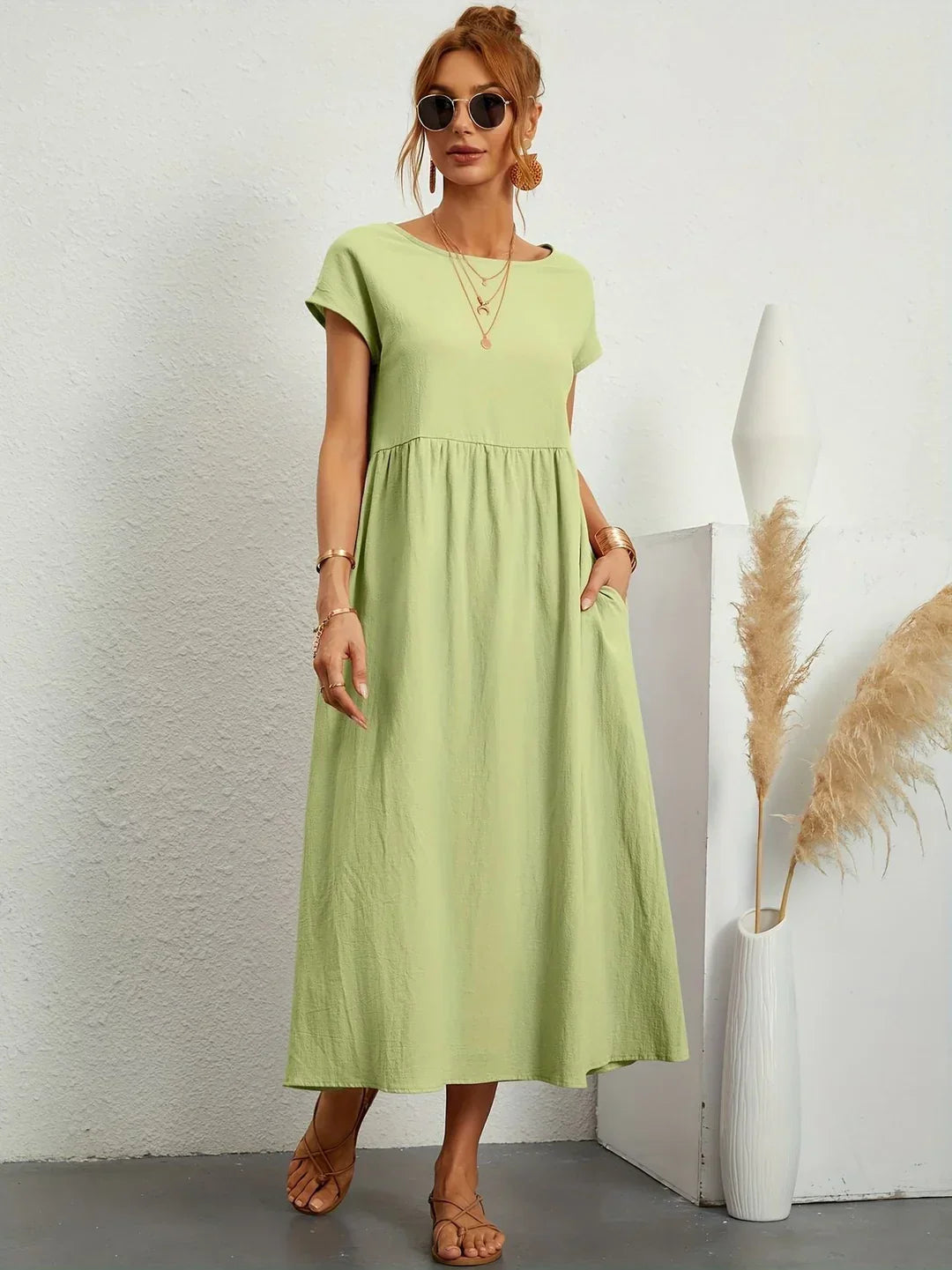 Deana Essential Cotton Maxi Dress