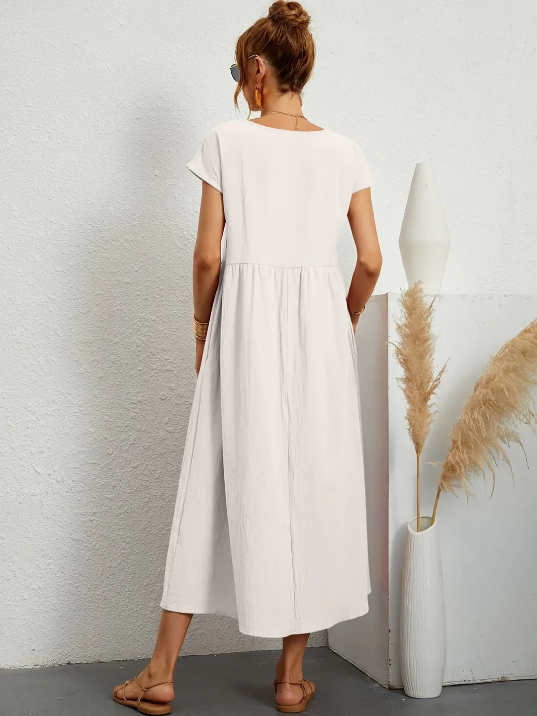 Deana Essential Cotton Maxi Dress