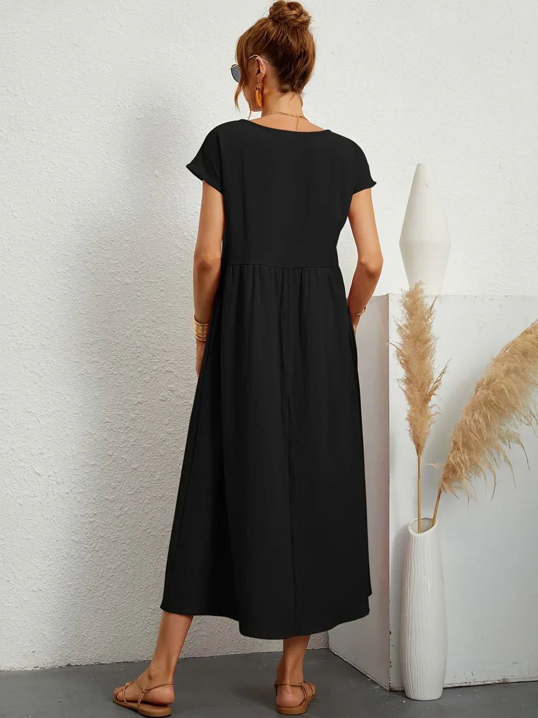 Deana Essential Cotton Maxi Dress