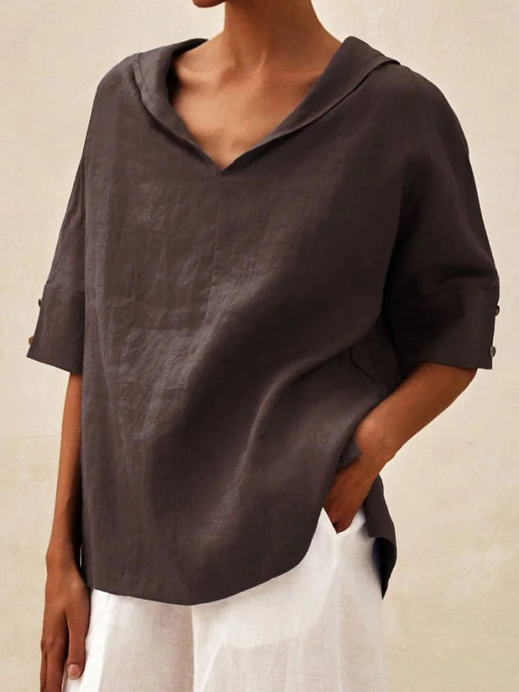 Laguna Relaxed V-Neck Shirt