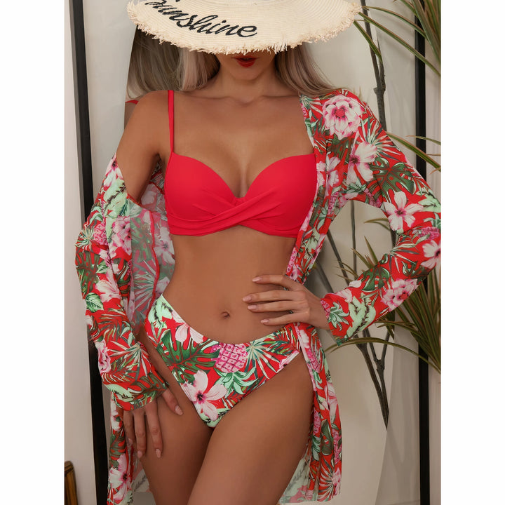 Hazel 3-in-1 Bikini & Kimono Set