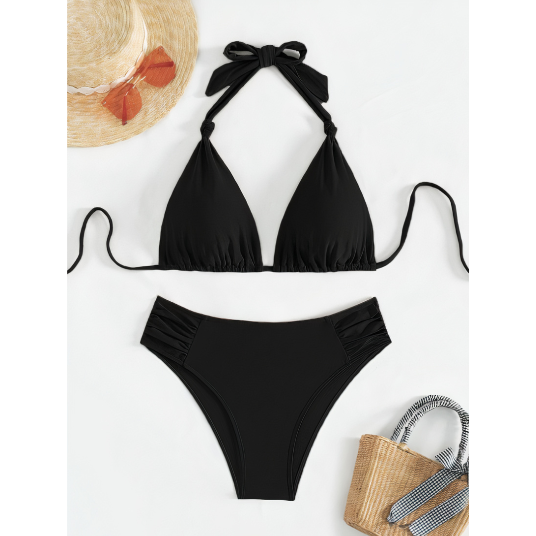 Zenya Knot Triangle Bikini Set