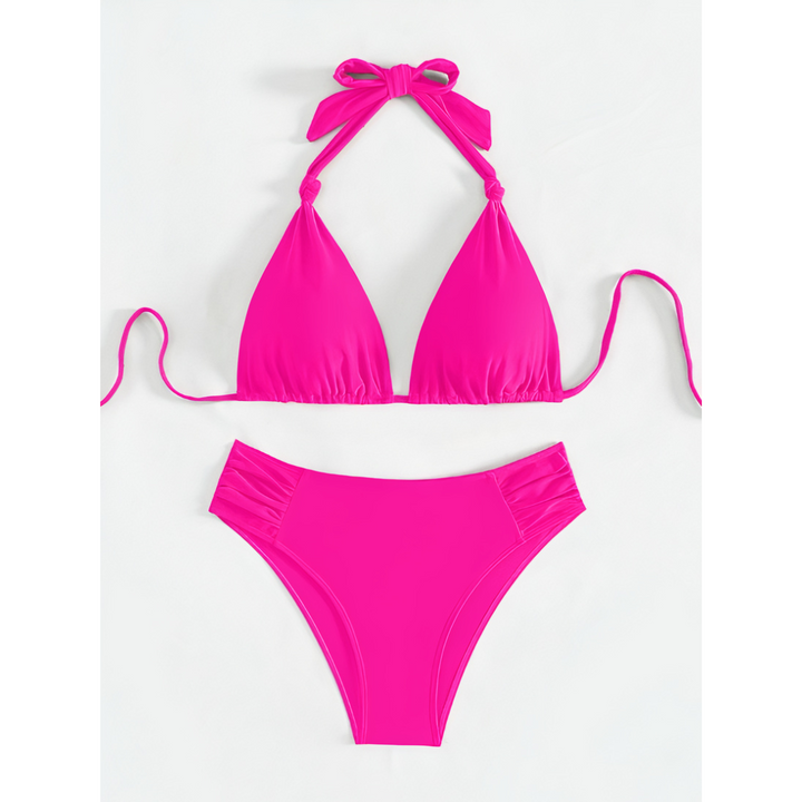 Zenya Knot Triangle Bikini Set