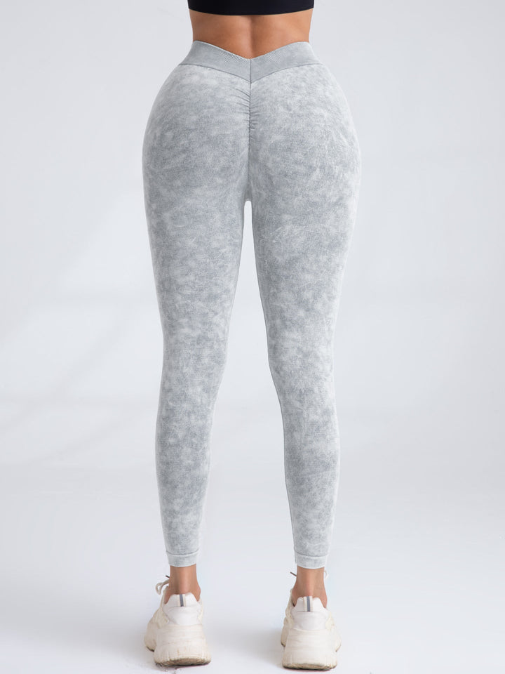 Betty Acid Wash V Booty Sculpting Leggings