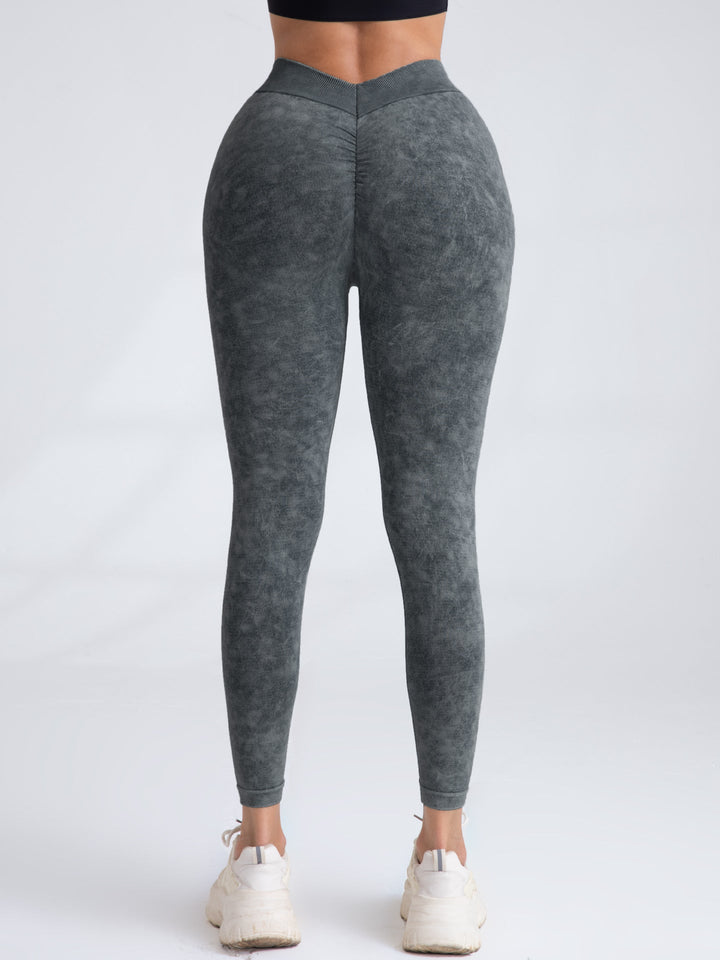 Betty Acid Wash V Booty Sculpting Leggings