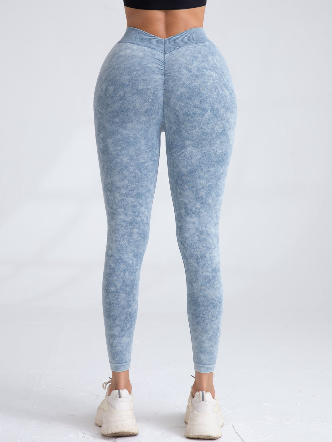 Betty Acid Wash V Booty Sculpting Leggings