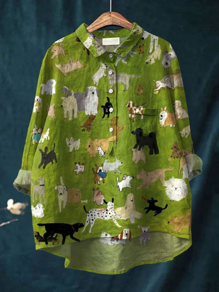 Mannie Otis Furry Friends Printed Shirt