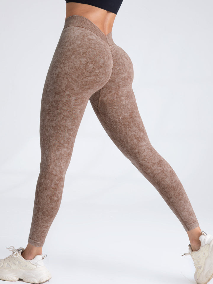 Betty Acid Wash V Booty Sculpting Leggings