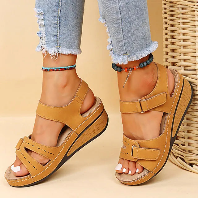 Robyn Velcro Strap Comfort Sandals