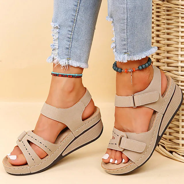 Robyn Velcro Strap Comfort Sandals