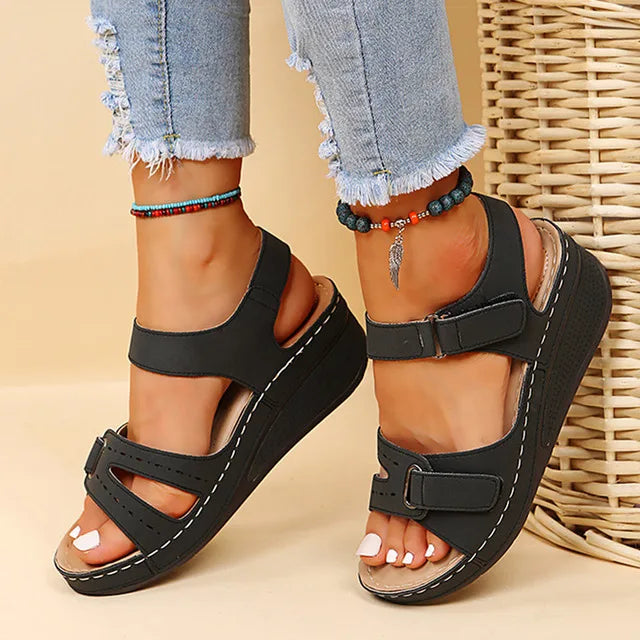 Robyn Velcro Strap Comfort Sandals