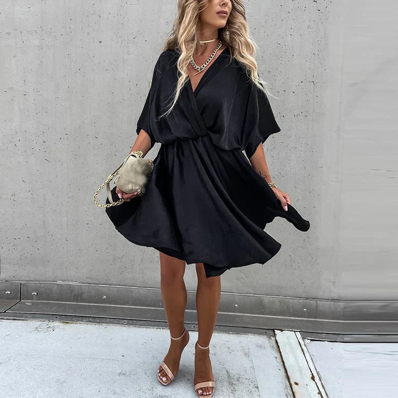 Cora Draped Mini Dress