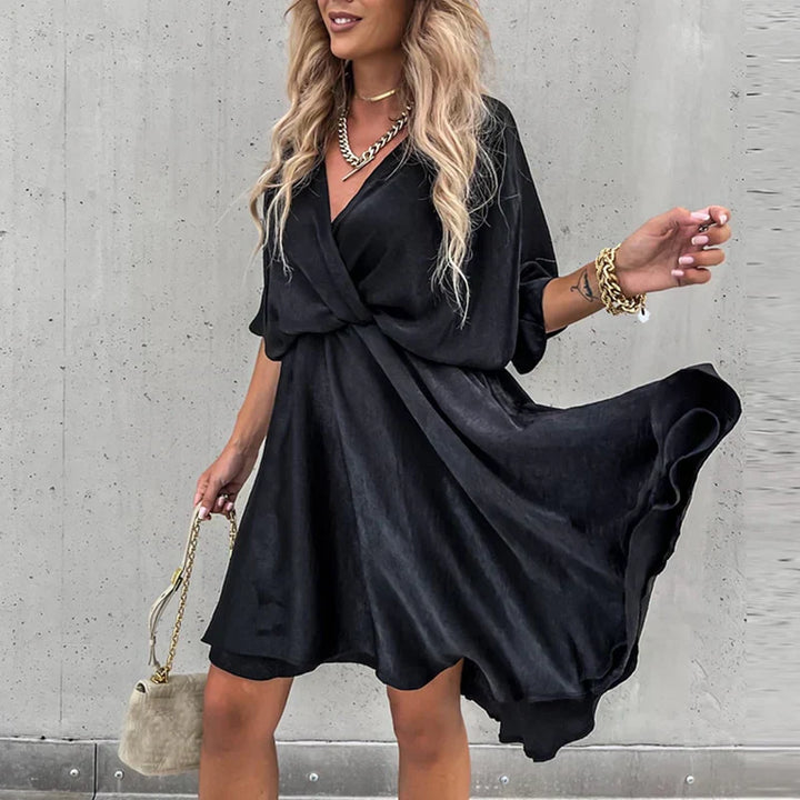 Cora Draped Mini Dress