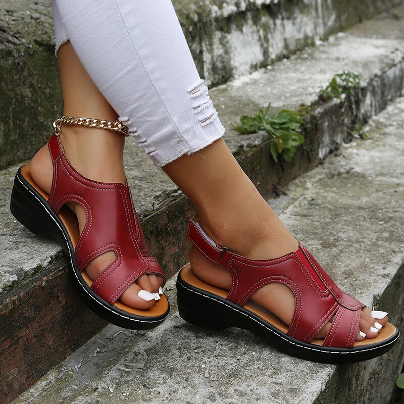 Henrietta Vegan Leather Sandals