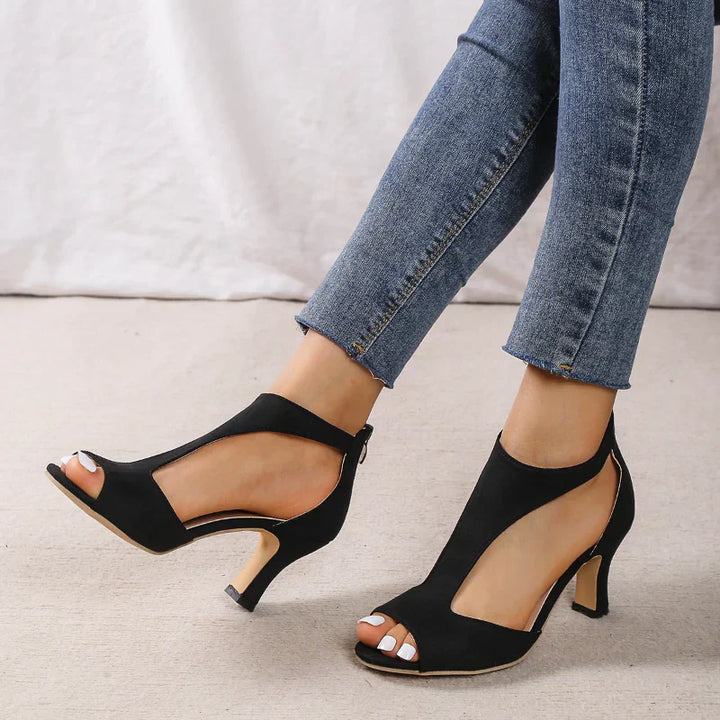 Emilee Peep Toe Heels