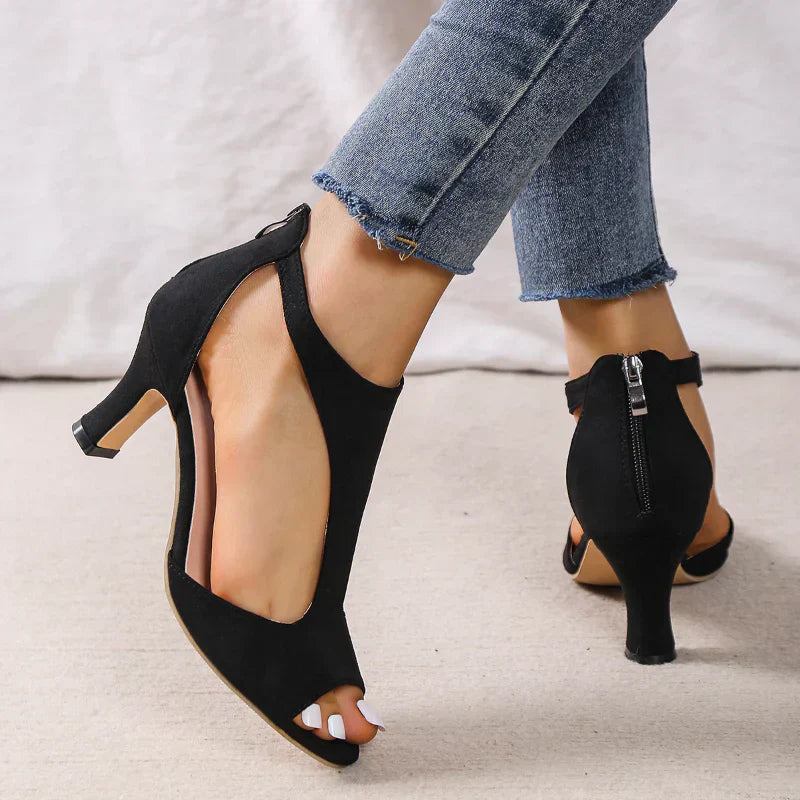 Emilee Peep Toe Heels