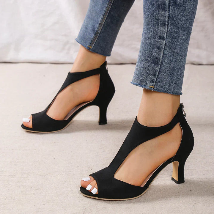 Emilee Peep Toe Heels