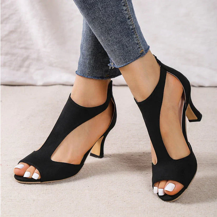 Emilee Peep Toe Heels