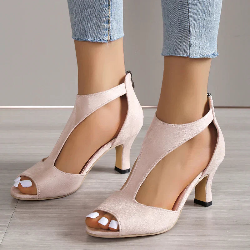 Emilee Peep Toe Heels