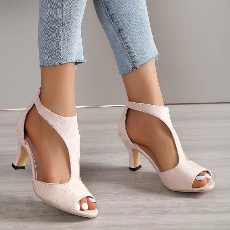 Emilee Peep Toe Heels