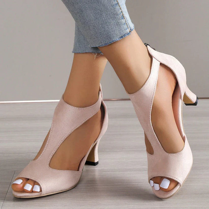 Emilee Peep Toe Heels