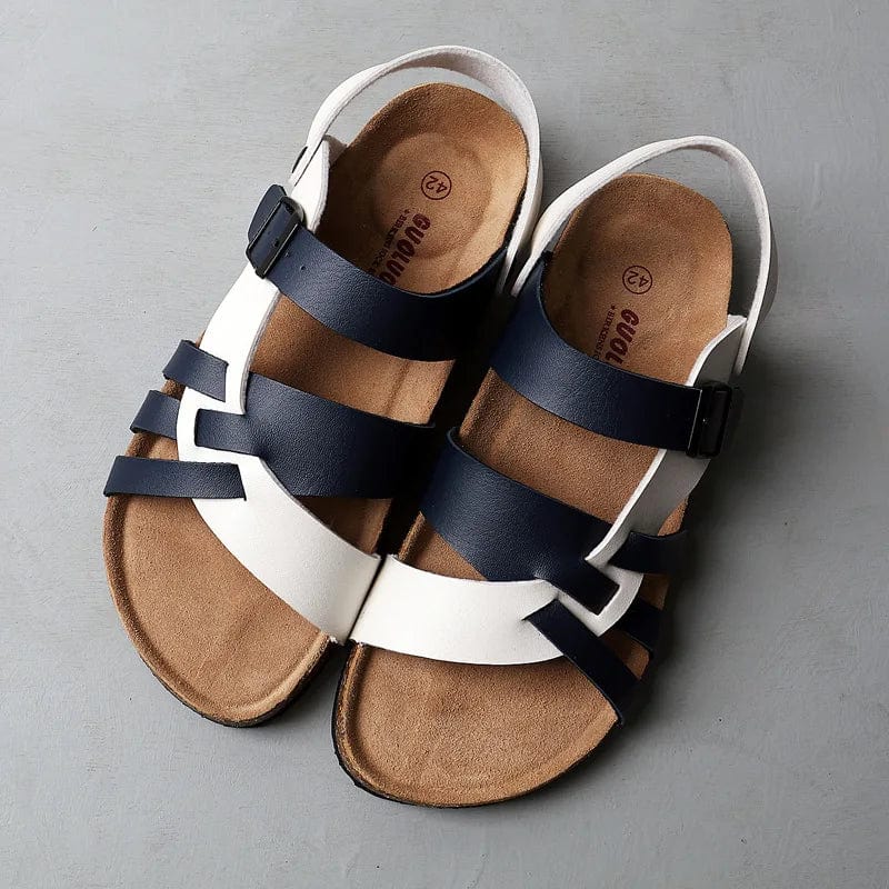 Kitty Cross-Buckle Sandals