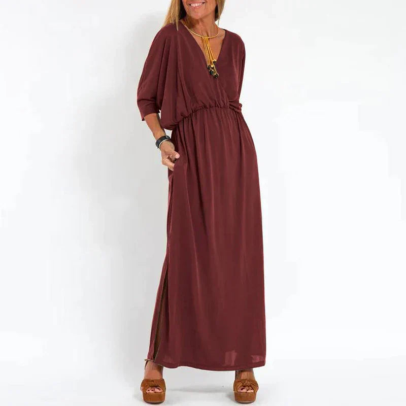 Lorina Draped Maxi Dress