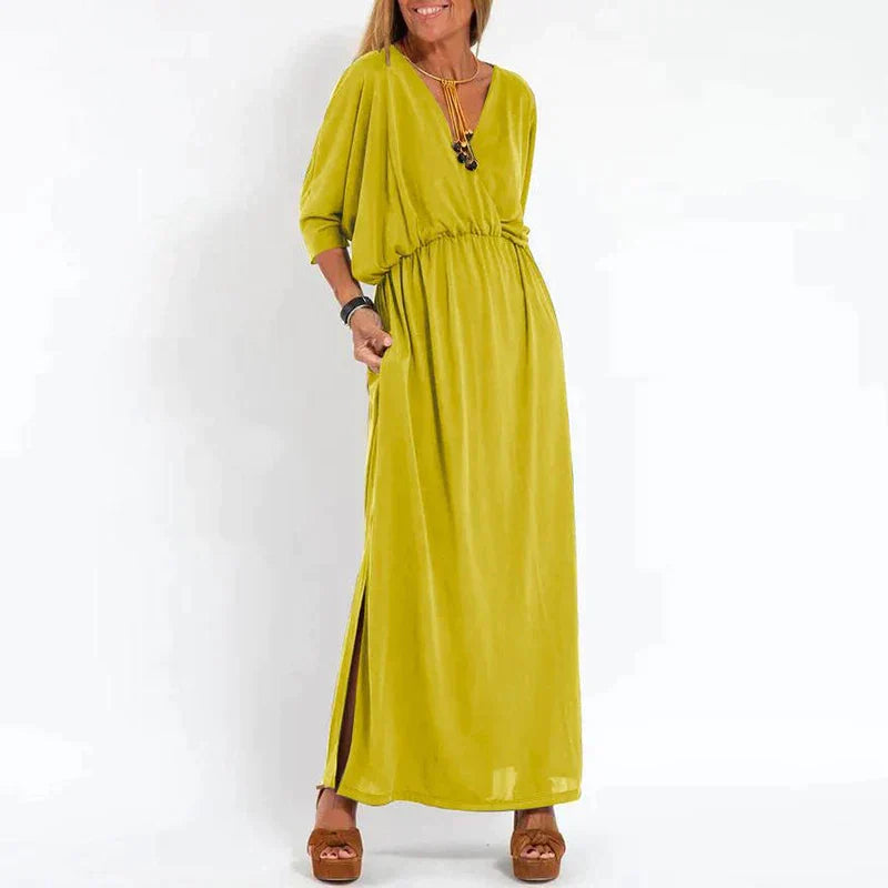 Lorina Draped Maxi Dress