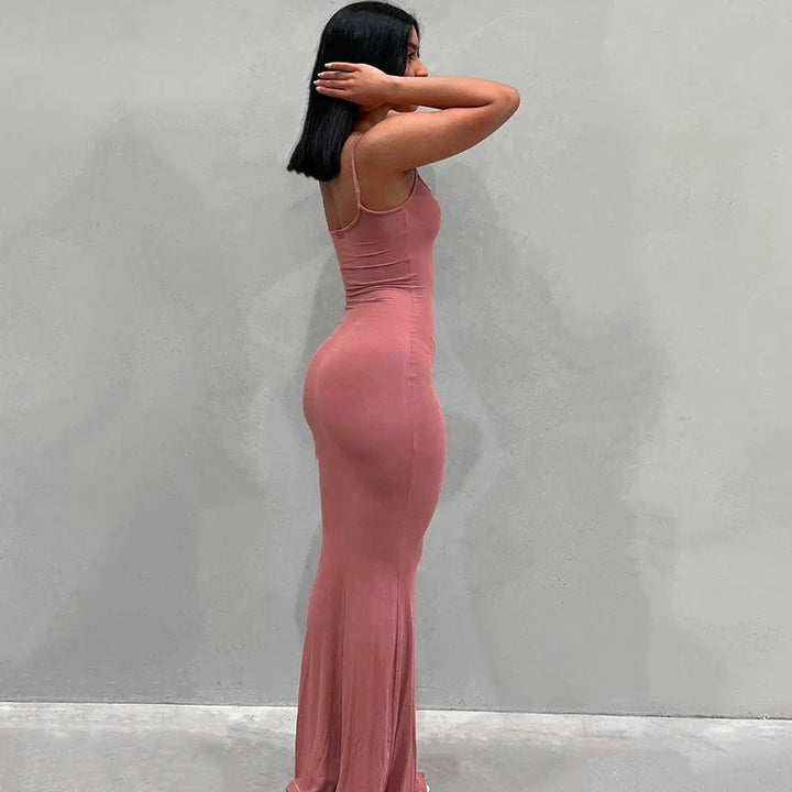 Brianna Essential Fitted Maxi Dress