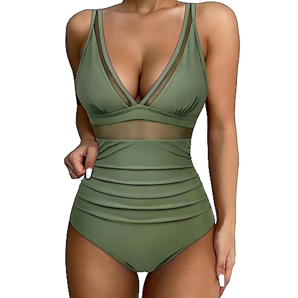 Gracelia Mesh Panel Swimsuit