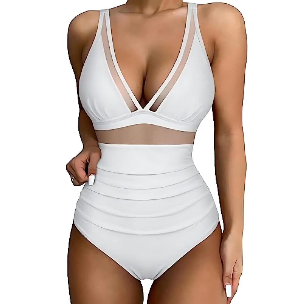 Gracelia Mesh Panel Swimsuit