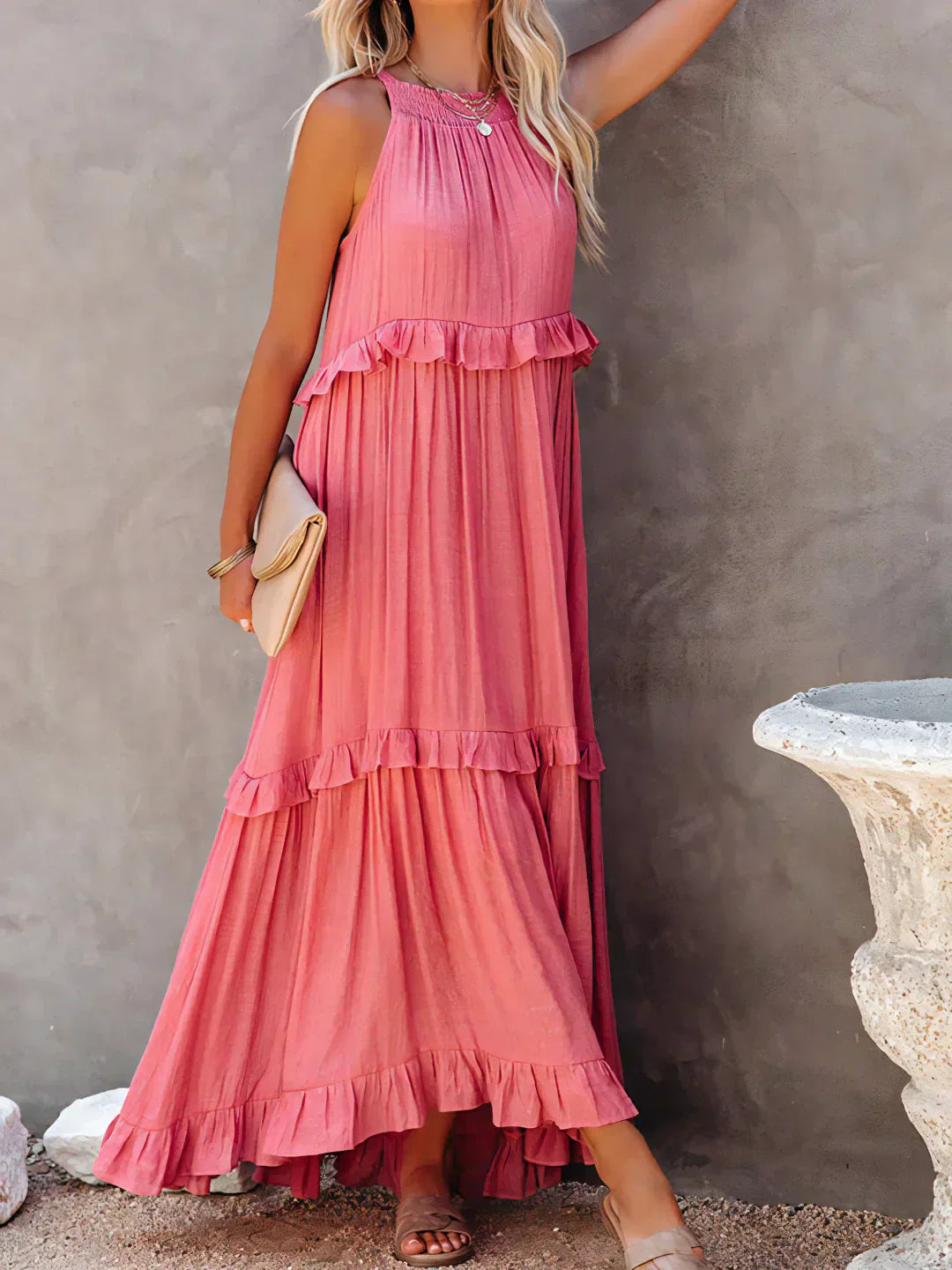 Rafa Tiered Ruffle Maxi Dress