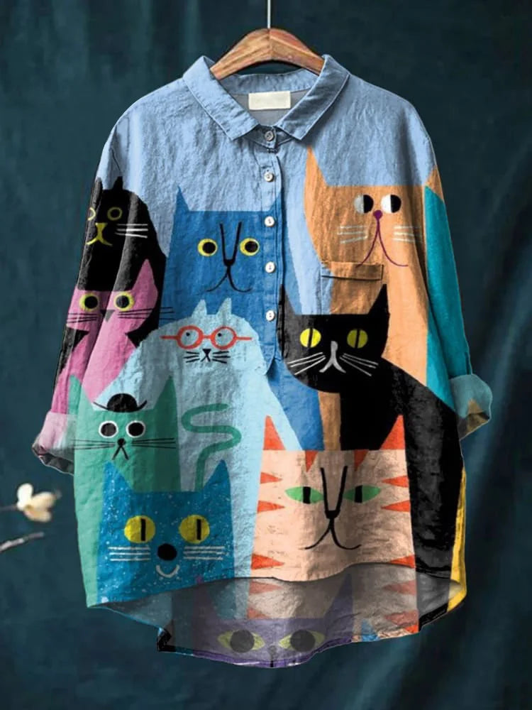 Mannie Otis Furry Friends Printed Shirt