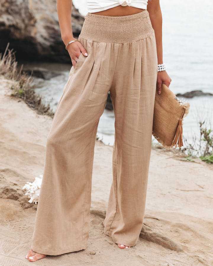 Charlene Wide Leg Beach Pants