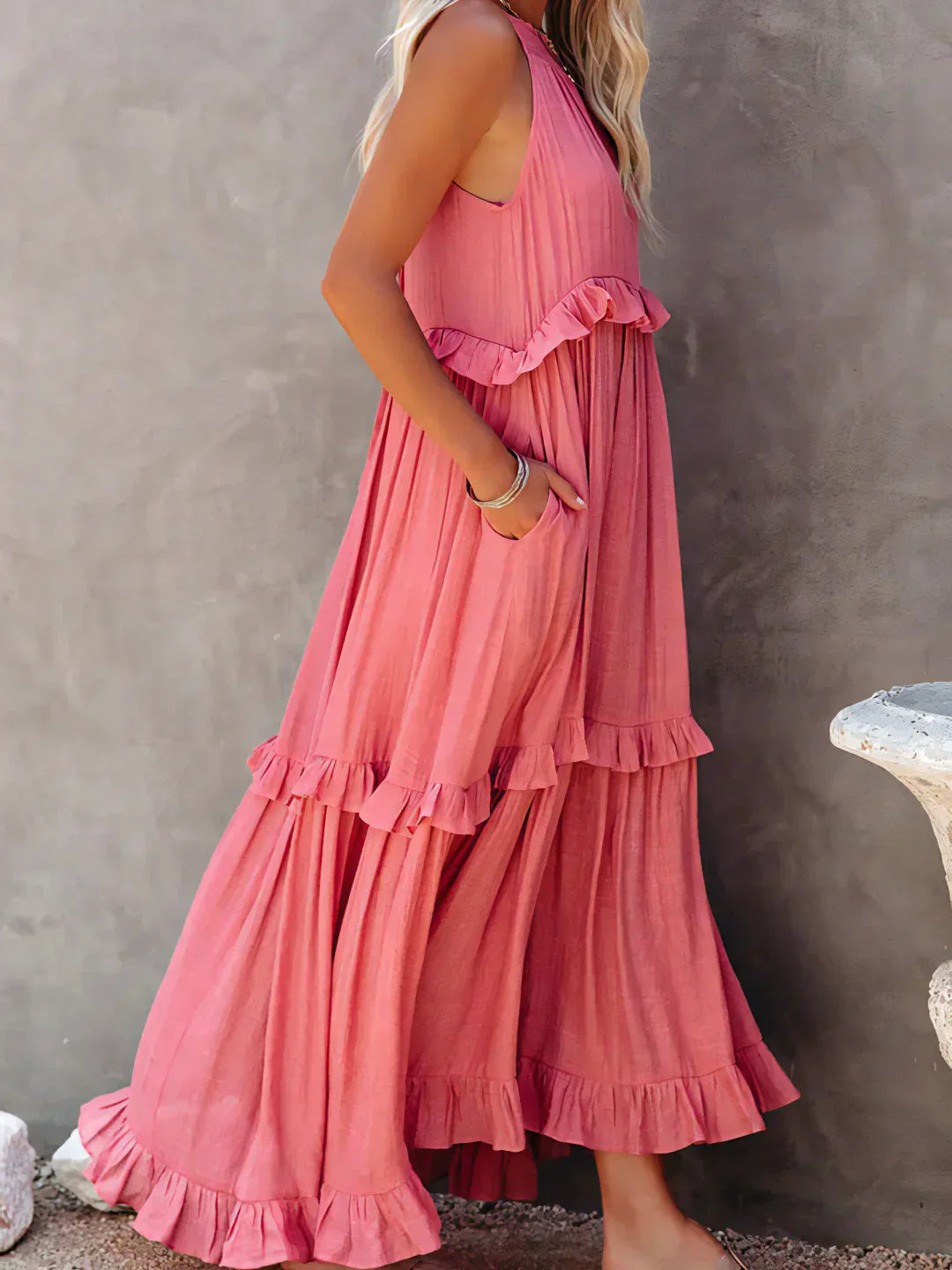 Rafa Tiered Ruffle Maxi Dress