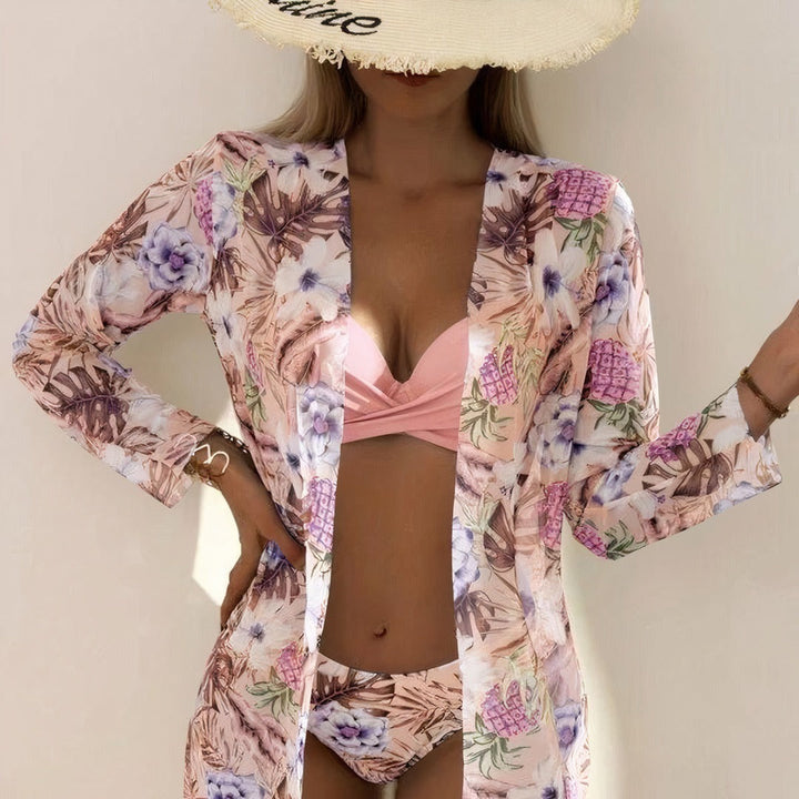 Hazel 3-in-1 Bikini & Kimono Set