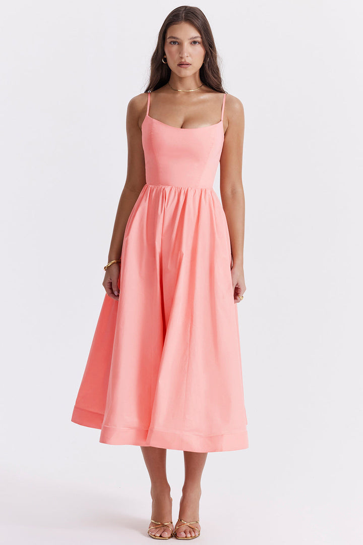 Delaney A-Line Midi Dress