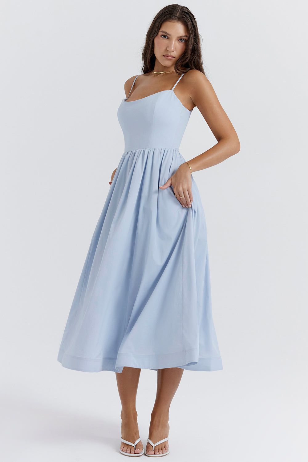 Delaney A-Line Midi Dress