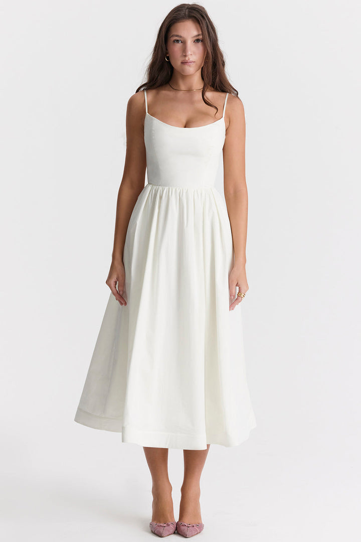 Delaney A-Line Midi Dress