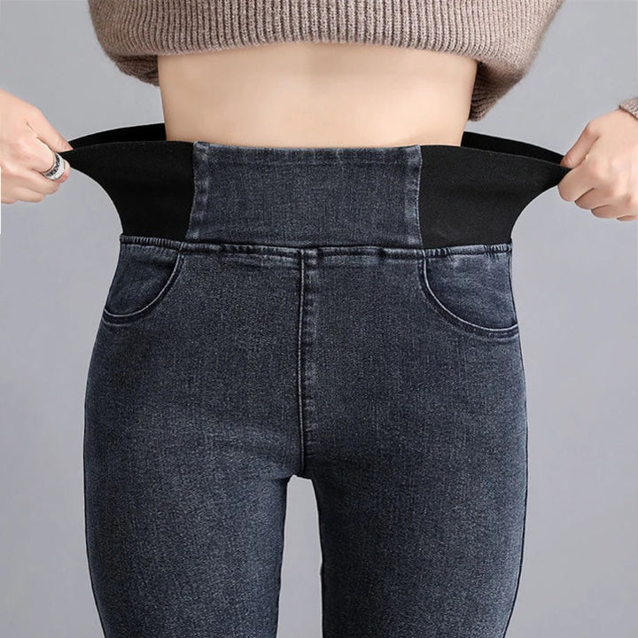 Dakota Elasticated Ultra Stretch High Waisted Skinny Jeans