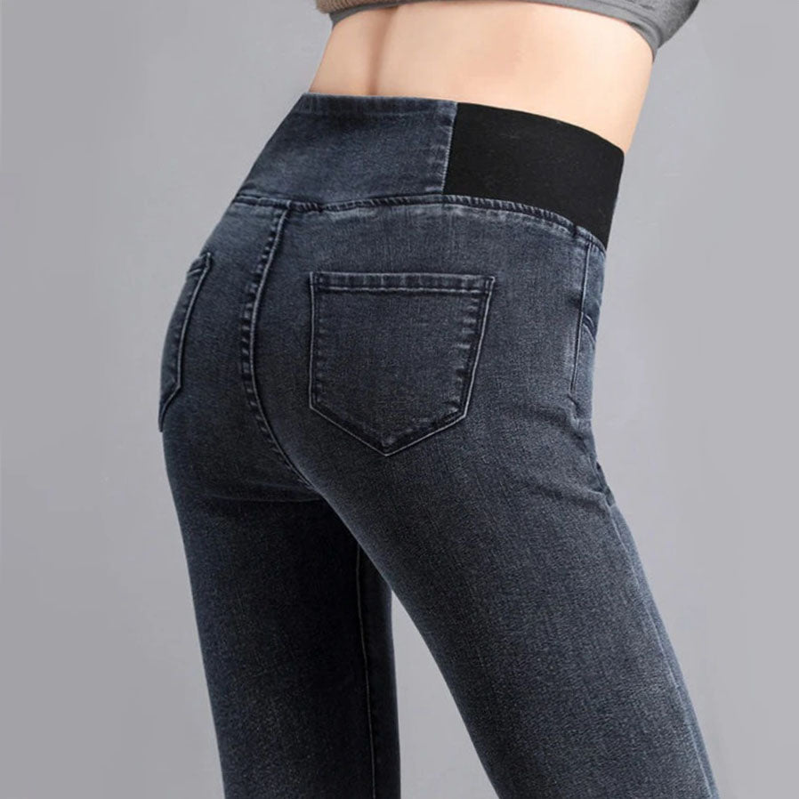 Dakota Elasticated Ultra Stretch High Waisted Skinny Jeans