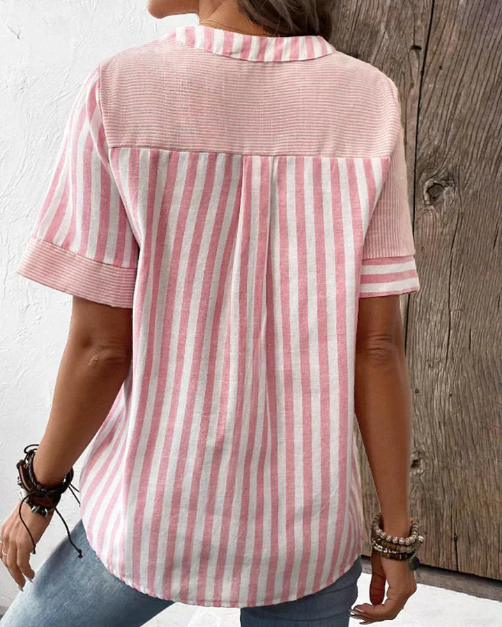 Cassian Striped Short Sleeve Shirt