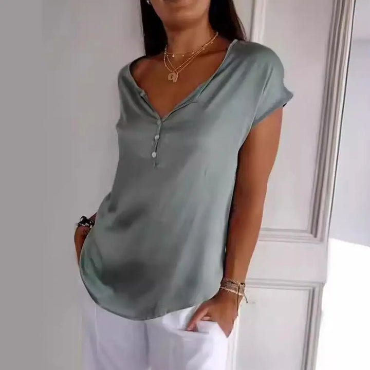 Matilda Relaxed Short Sleeve Blouse